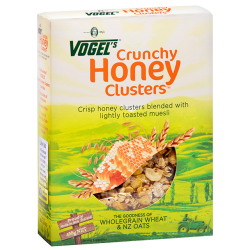 Vogels Crunchy Honey Clusters Muesli