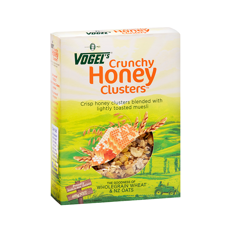 Vogels Crunchy Honey Clusters Muesli