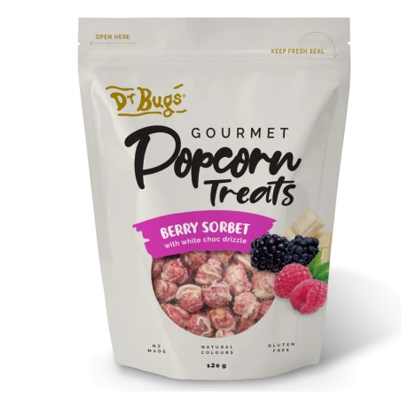 Dr Bugs Berry Sorbet Popcorn