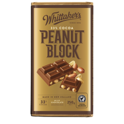 Whittakers Milk Peanut Block