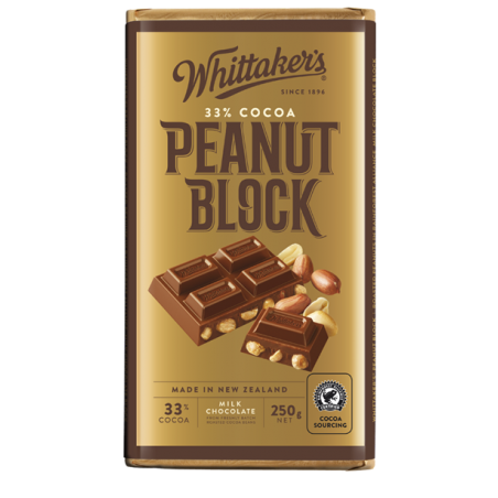 Whittakers Milk Peanut Block