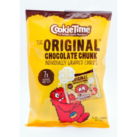 Cookie Time Cookie Rookie Original Chocolate Chunk Cookies 7 Pack