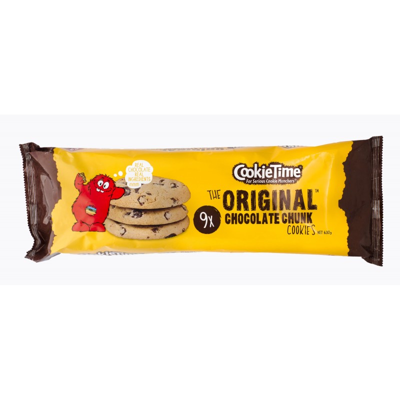Cookie Time Original Chocolate Chunk Cookies 9 Pack