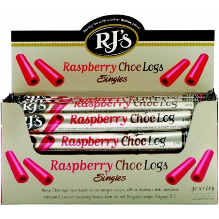 RJ's Raspberry Licorice Chocolate Logs 3 Pack