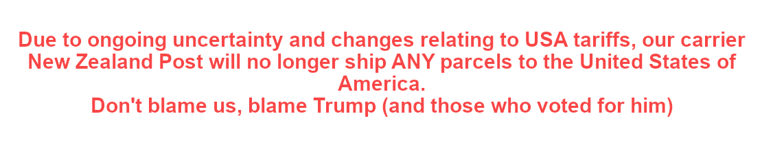 ALL shipping to USA is suspended until further notice.